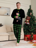 Christmas Family Wear long-sleeved top and pants Pajama set