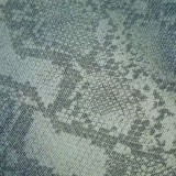 Women casual snake print denim Pant