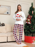 Christmas deer and crab Family Wear long-sleeved top and pants Pajama set