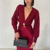 Women Casual V-Neck Sweater