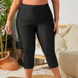 Plus-Size Women Hot Spring Beach Swim Trunks