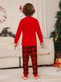 Christmas deer and tree Family Wear long-sleeved top and pants Pajama set