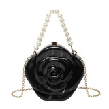 Women Rose Flower Crossbody Clutch