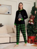 Christmas Family Wear long-sleeved top and pants Pajama set