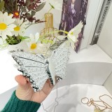 Women Chain Diamond-Encrusted Butterfly Mini Shoulder Bag