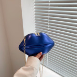Women Lips Crossbody Chain Shoulder Bag