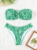 Women Printed Beach Surfing Sexy Two-Piece Bikini Swimsuit