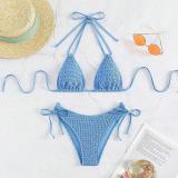 Women Summer Sexy Solid Two-Piece Swimsuit