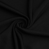 Women's Sleeveless Strappy Color-Blocked Bodycon Long Dress