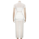 Women's Summer Trendy Casual Solid Street Dress