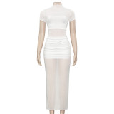 Women's Summer Trendy Casual Solid Street Dress