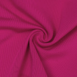 Women's Cross Strap Sleeveless Color-Blocked High-Waist Jumpsuit