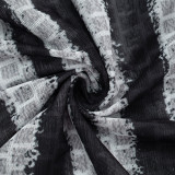 Women's Autumn Round Neck Cut-Out Long Sleeve Bodysuit Pants Set