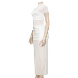 Women's Summer Trendy Casual Solid Street Dress