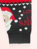 Christmas Autumn Winter Women Jacquard Knitting Sweater