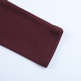 Women Floral Patchwork Long Sleeve Autumn Dress