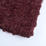 Women Floral Patchwork Long Sleeve Autumn Dress