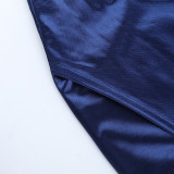 Women Fall Off-Shoulder Slit Dress