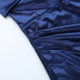 Women Fall Off-Shoulder Slit Dress