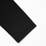 Women's Sexy Hollow Out Round Neck Long Sleeve Open Waist Slim Maxi Dress