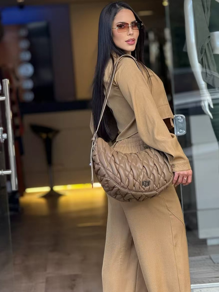 Women's Fashion Casual Elastic Waist Pants Set