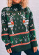 Autumn & Winter Moose Snowflake Christmas Tree Knitted Pullover Sweater for Women