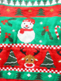 Knitted Sweater Autumn & Winter Christmas Cartoon Jacquard Pullover Top