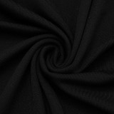 Women's Sexy Hollow Out Round Neck Long Sleeve Open Waist Slim Maxi Dress