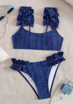 Strap Sleeveless Mid-Waist Bikini Sexy Two-Piece Swimsuit for Women Strap Sleeveless Mid-Waist Bikini Sexy Two-Piece Swimsuit for Women