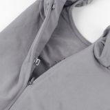 Women Bodycon Zippered Backless Body Shaping Bodysuit