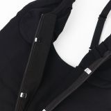 Women Bodycon Zippered Backless Body Shaping Bodysuit