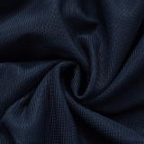 Women Sexy Backless Swing Neck Printed Side Ribbon Bodycon Dress