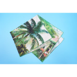 Women Sexy Beach Print Bikini Swimsuit Two-Piece Set