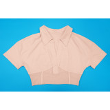 Women Sport Short-Sleeved Top and Pant Two-Piece Set
