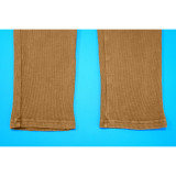 Women Washed Sleeveless Ribbed Jumpsuit