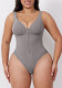 Women Bodycon Zippered Backless Body Shaping Bodysuit