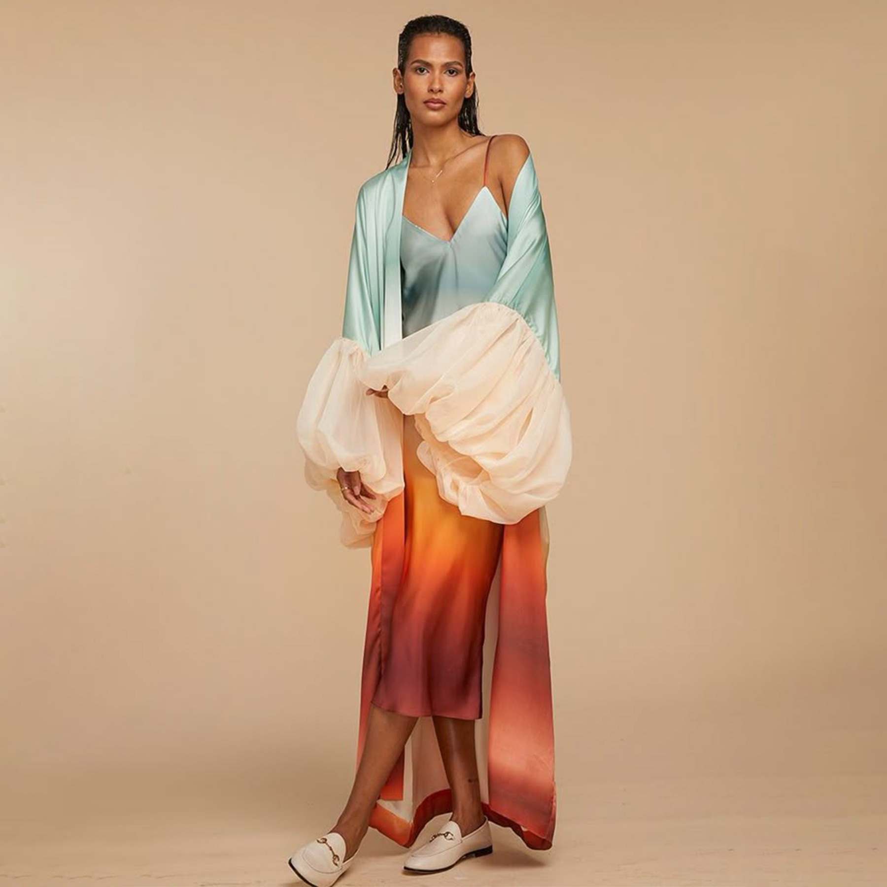Printed Cover-Up Jacket for Beach Holidays