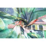 Women Sexy Beach Print Bikini Swimsuit Two-Piece Set