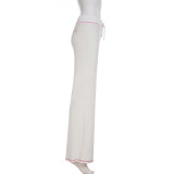 Women American-Style Fall/Winter Sport Velvet Letter Print Fur Collar Hooded Long-Sleeved Jacket and Pants Two-Piece Set