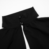 Women Fall Solid Casual V-Neck Long-Sleeved Top and Mini Skirt Two-Piece Set