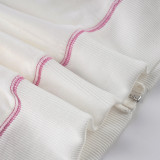 Women American-Style Fall/Winter Sport Velvet Letter Print Fur Collar Hooded Long-Sleeved Jacket and Pants Two-Piece Set