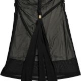 Women's Fashion Elegant Mesh Ruffle Slim Fit Bodycon Dress