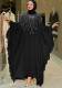Summer Women's Fashion Beaded Casual Loose Dubai Dress