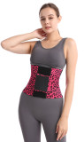 Women Leopard Print Slimming Waistband Stretchy Elastic Waistband