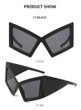 Women futuristic tech glasses, modern sunglasses