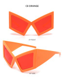 Women futuristic tech glasses, modern sunglasses