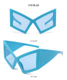 Women futuristic tech glasses, modern sunglasses