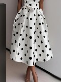 Women French Polka Dot Summer Dresses