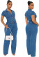 Women Sexy Denim Jumpsuit