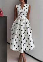 Women French Polka Dot Summer Dresses Women French Polka Dot Summer Dresses